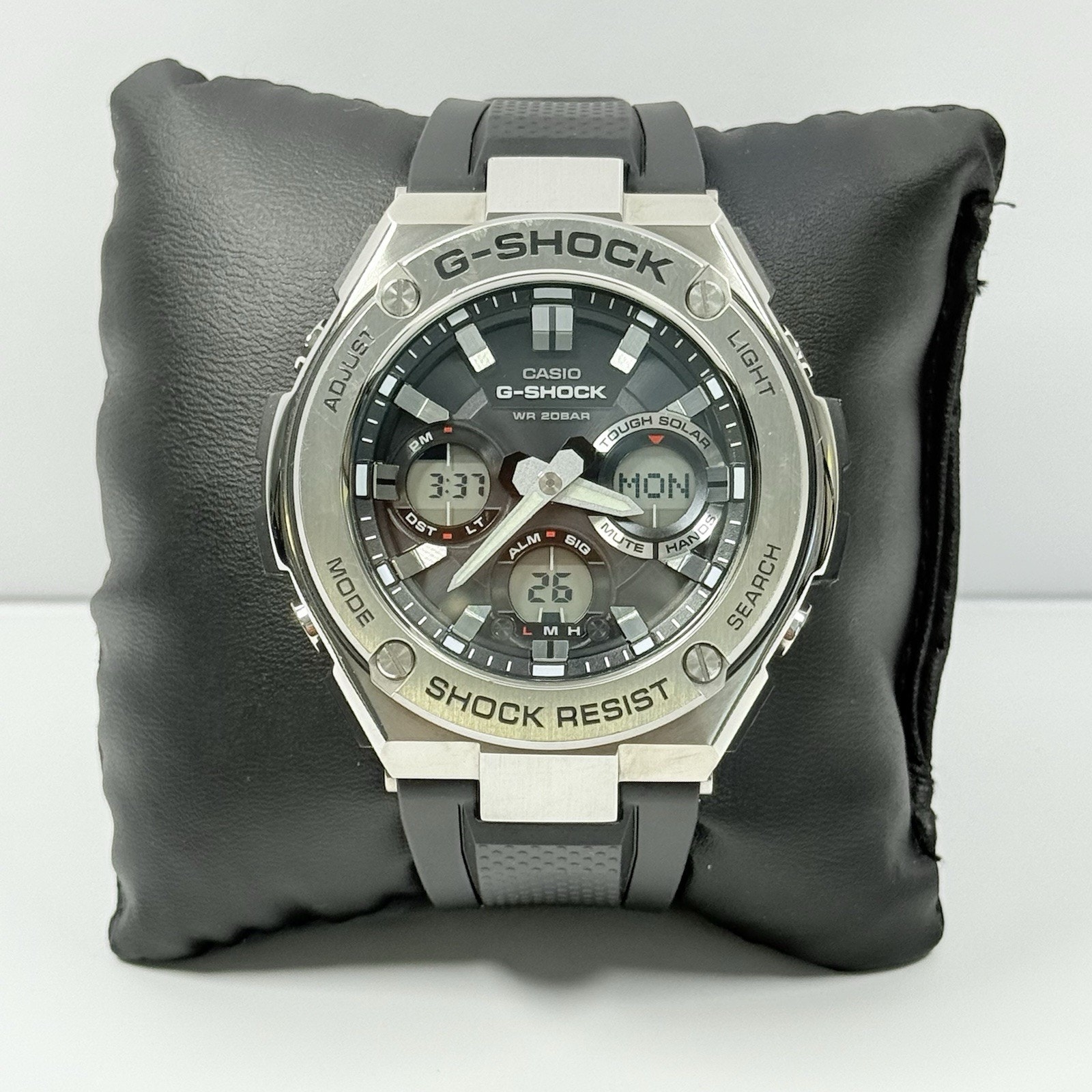 Casio Men's Watch G-Shock Analog-Digital Dial Dive Black Strap Gsts110-1a